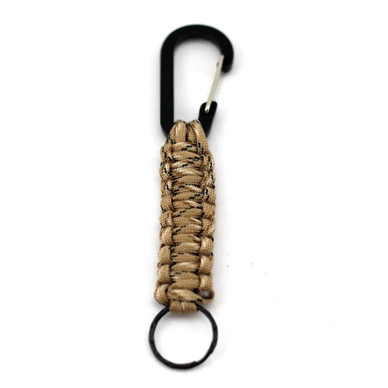 Paracord Keychains With Carabiner,Hiking Braided Utility Loop Hook