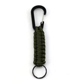 Paracord Keychains With Carabiner,Hiking Braided Utility Loop Hook