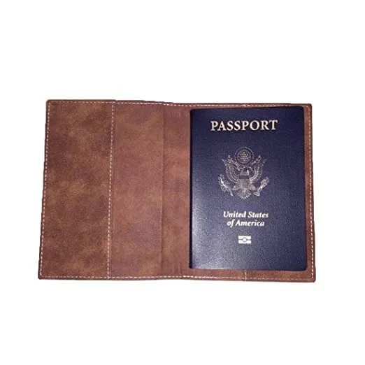 Passport Cover Holder Travel Case With Luggage Tag - Let's Explore Map