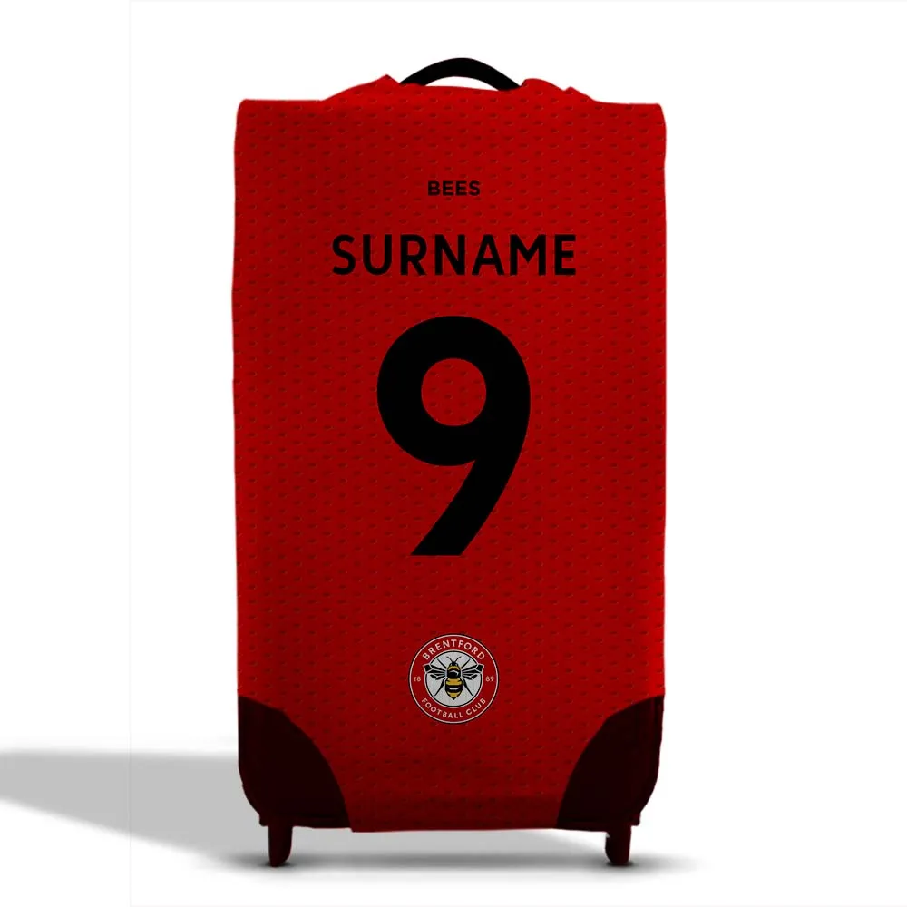 Personalised Brentford FC Suitcase Cover (Small)