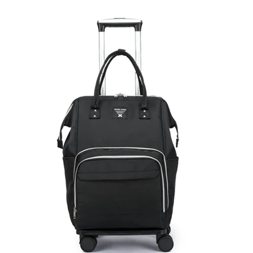 Peter James 4-Wheel Trolley Backpack - Your Stylish Travel Companion