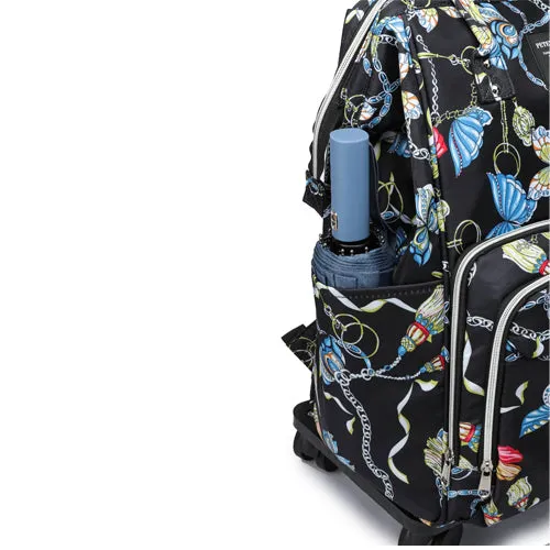 Peter James 4-Wheel Trolley Backpack - Your Stylish Travel Companion