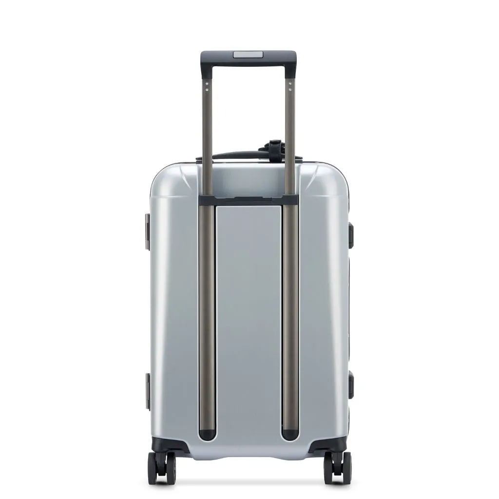 Peugeot Voyages 55cm Zipperless Carry On Luggage - Silver