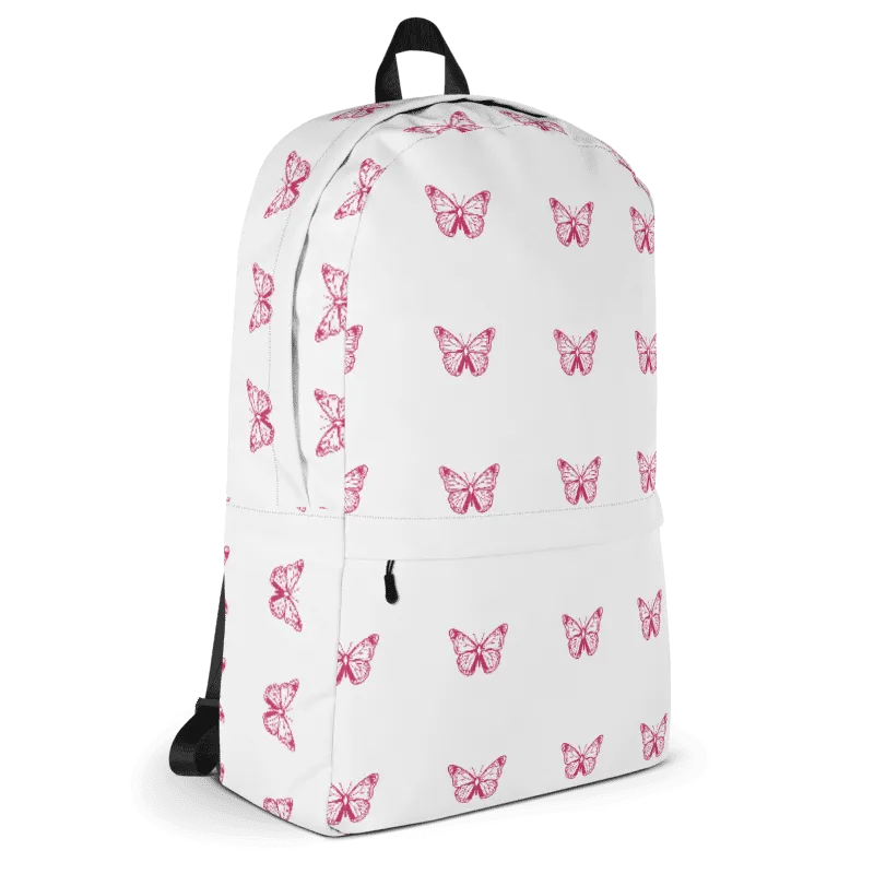 Pink Butterflies Backpack