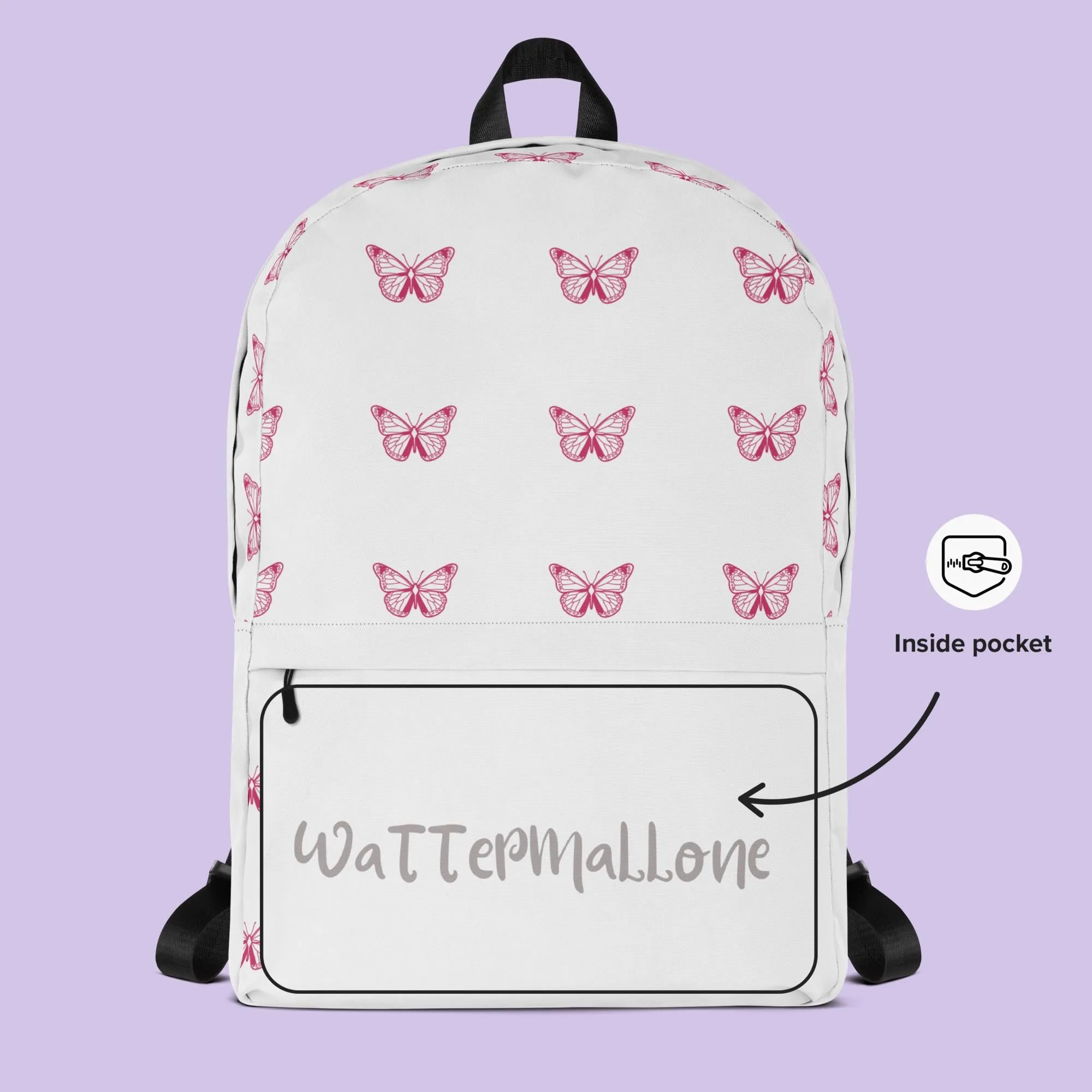 Pink Butterflies Backpack