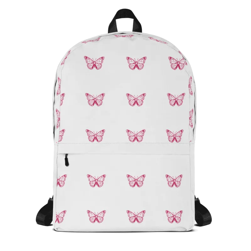 Pink Butterflies Backpack