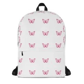 Pink Butterflies Backpack