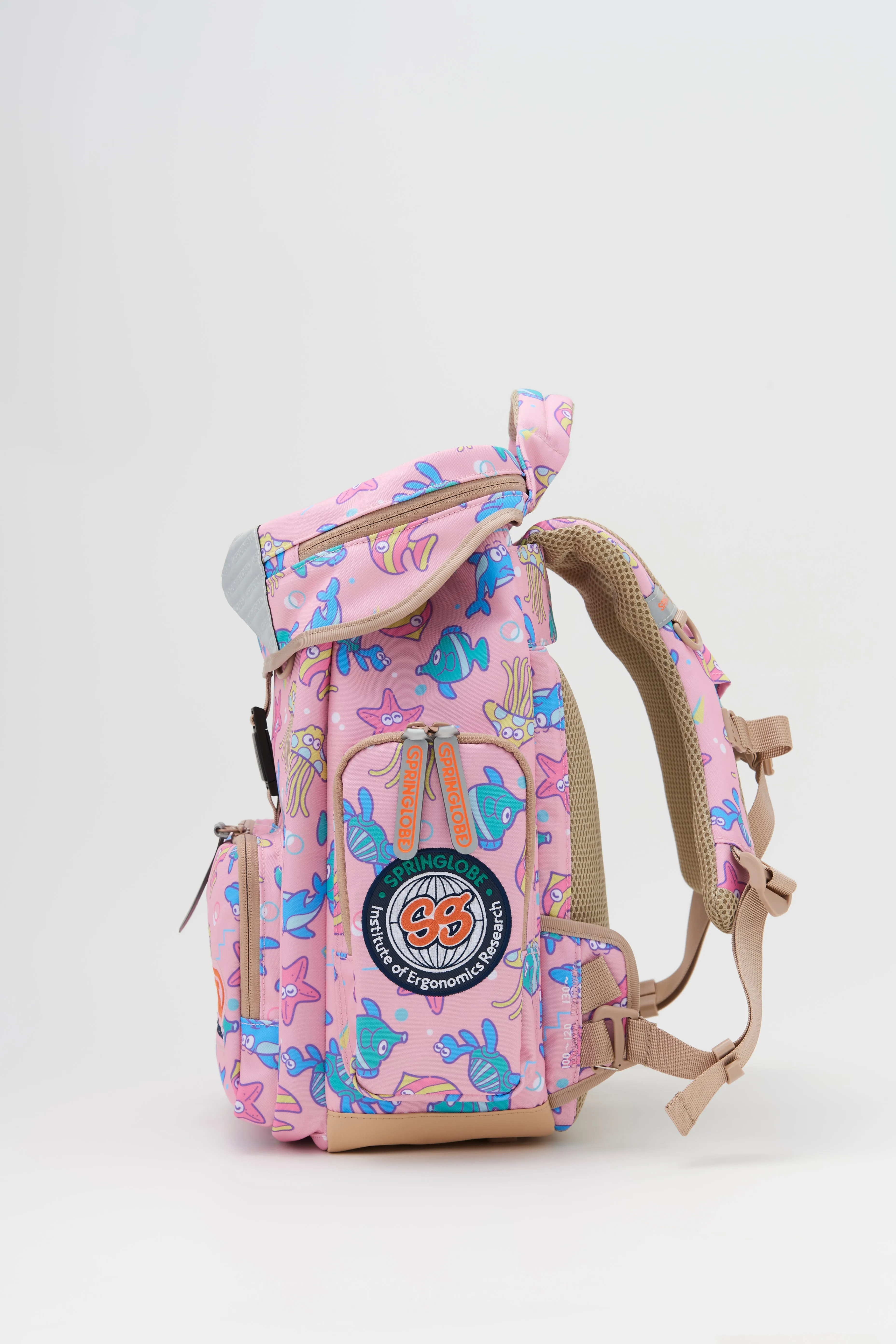 Pink Marin Springlobe Ergonomic School Bag