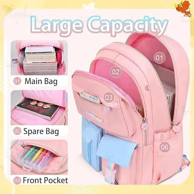 Rainbow School Bag For Kids