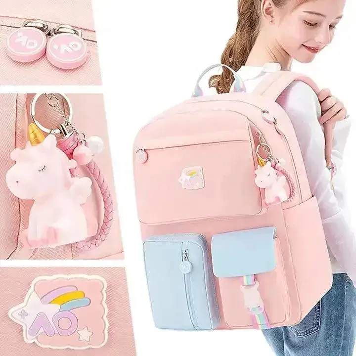 Rainbow School Bag For Kids