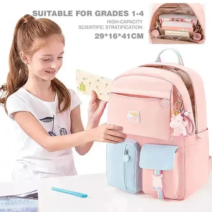 Rainbow School Bag For Kids