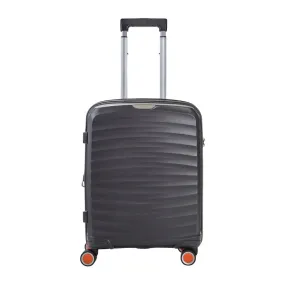 Rock Sunwave 54cm Carry On Hardsided Luggage - Charcoal