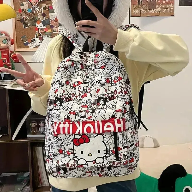 Sanrio Hello Kitty Kawaii Fashion Backpack