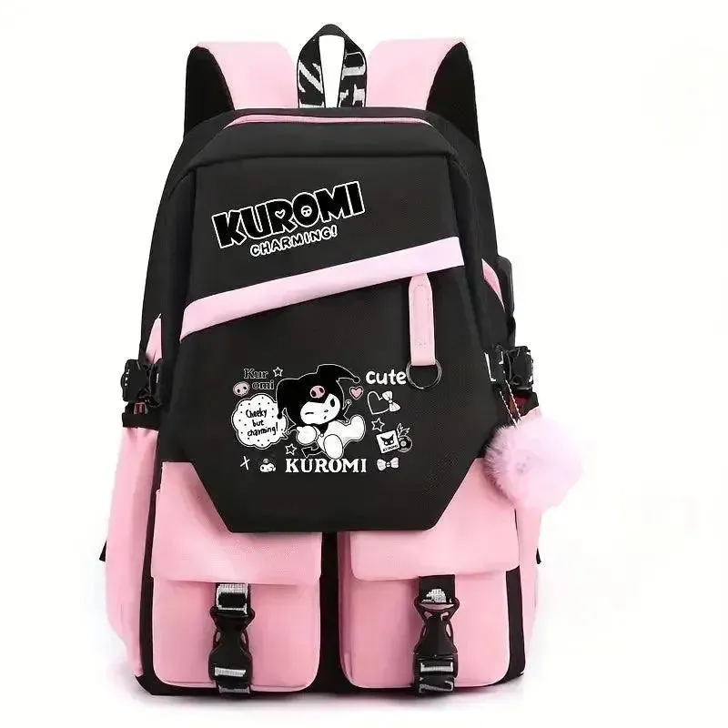 Sanrio Kuromi Kawaii Fashion Backpack