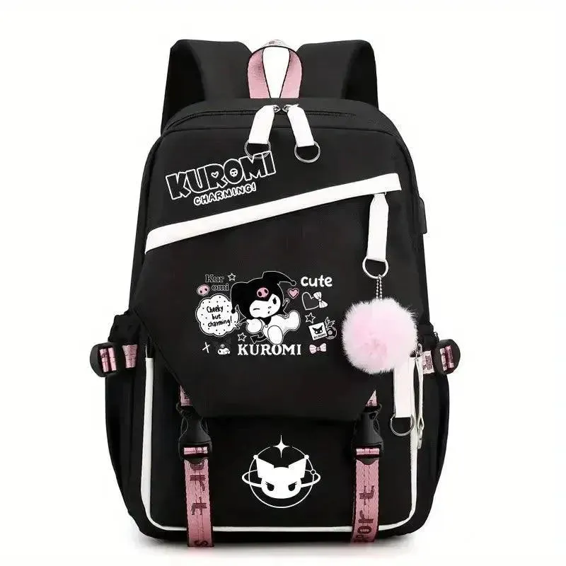 Sanrio Kuromi Kawaii Fashion Backpack