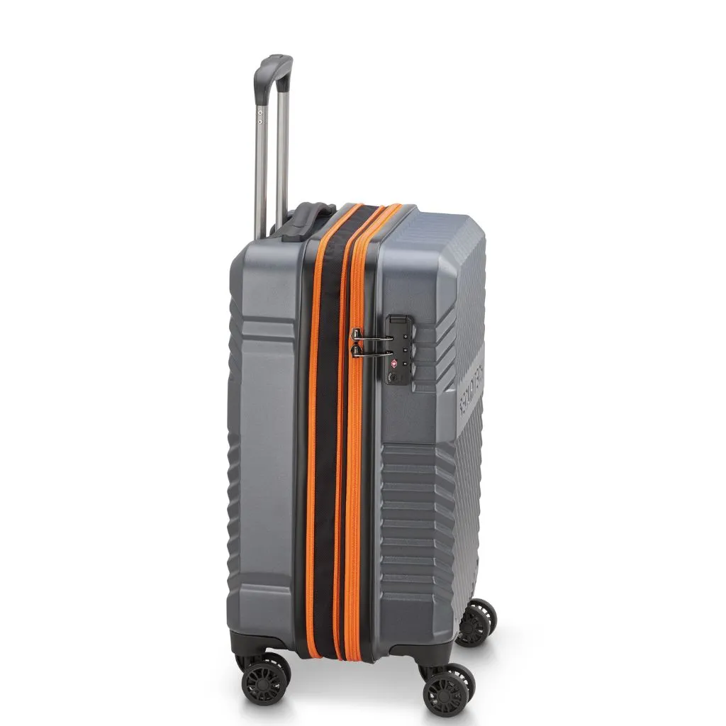 Securitech By Delsey Patrol 55cm Carry On Exp Hardsided Luggage - Grey