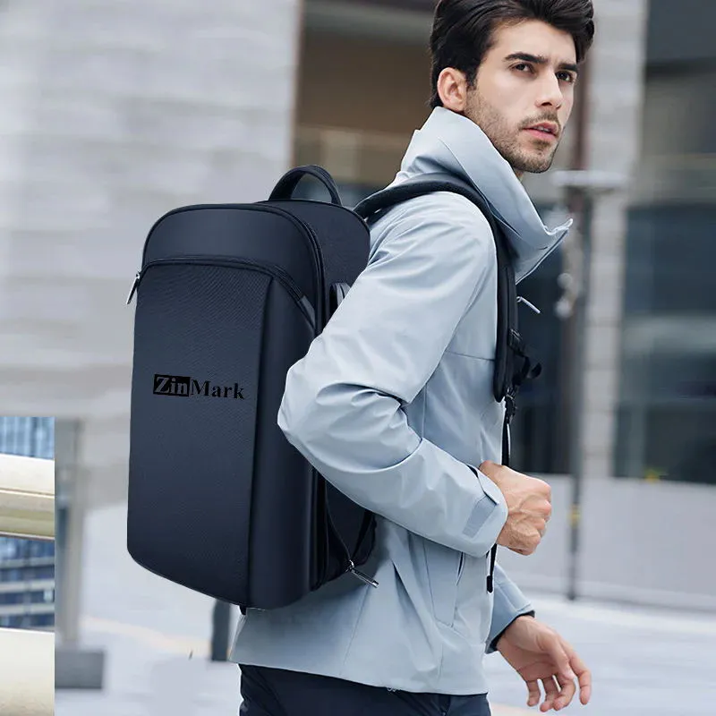 Slim Laptop Backpack for Men Expandable 15.6 inch Backpack Waterproof College Backpack Travel Laptop Backpack for Men