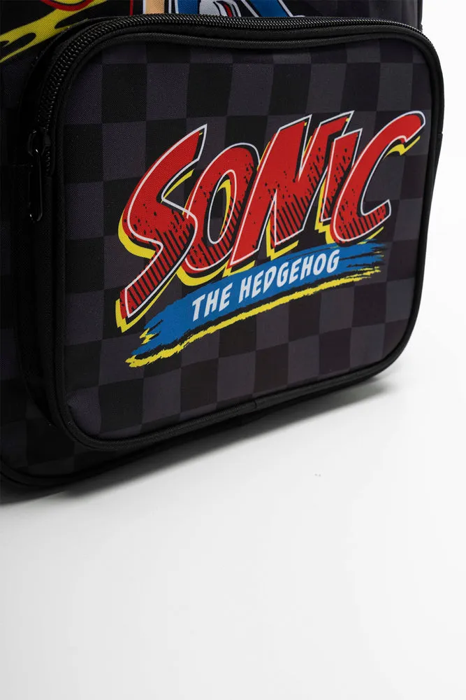 Sonic Front Pocket Backpack Black