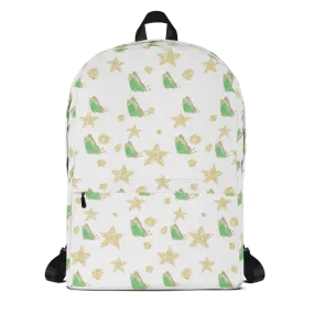 Sparkly Jade Butterflies Backpack