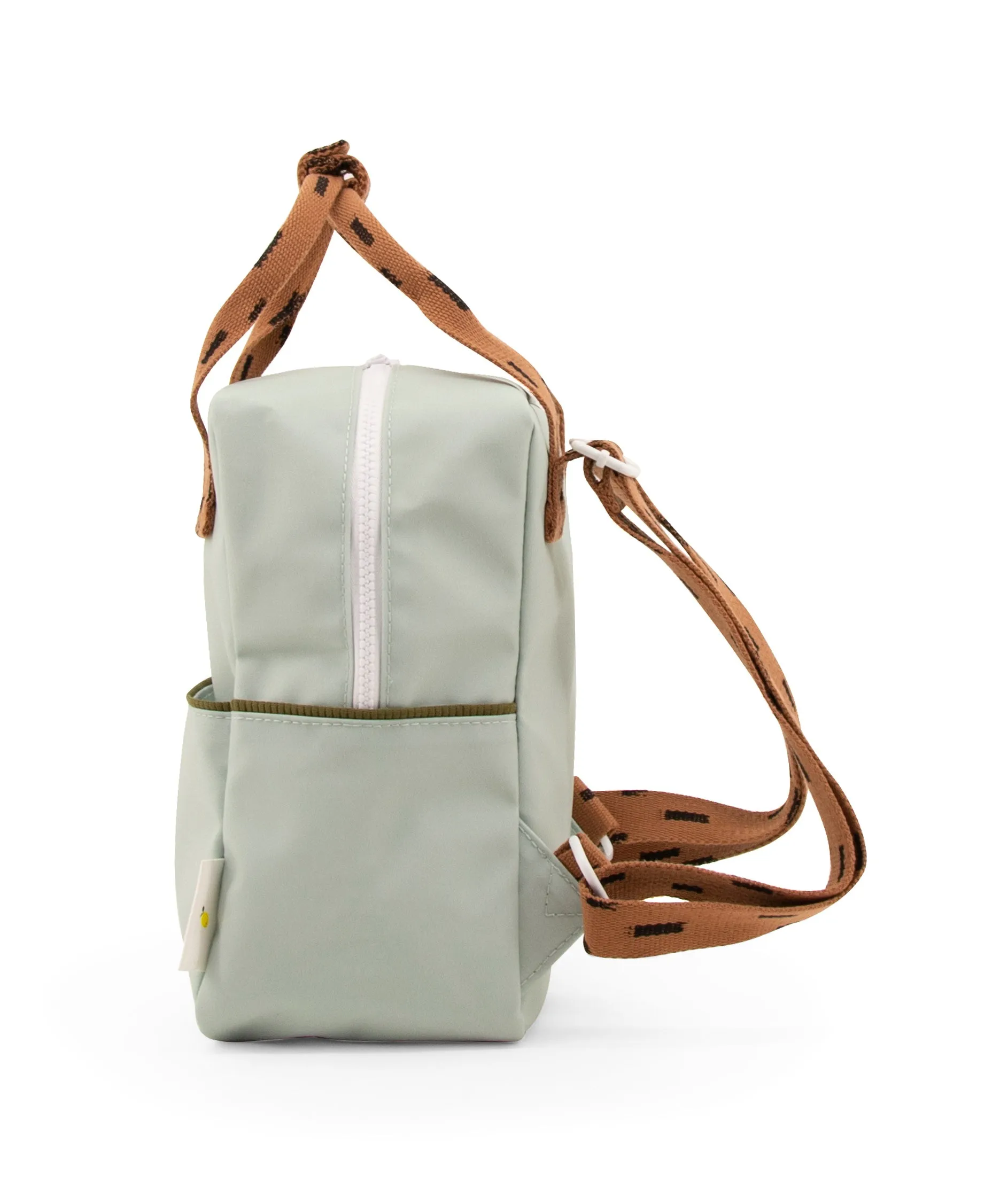 Sticky Lemon Sprinkles Collection Small Backpack, Sage Green/Cinnamon Brown/Moss Green