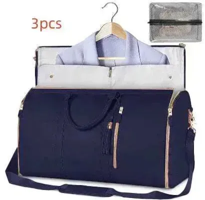 Stylish Large Capacity Waterproof Travel Duffle Folding Suit Bag