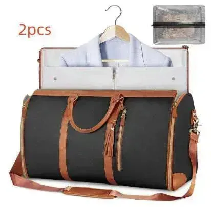 Stylish Large Capacity Waterproof Travel Duffle Folding Suit Bag