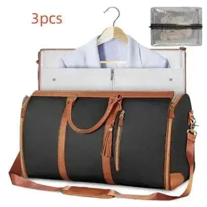 Stylish Large Capacity Waterproof Travel Duffle Folding Suit Bag