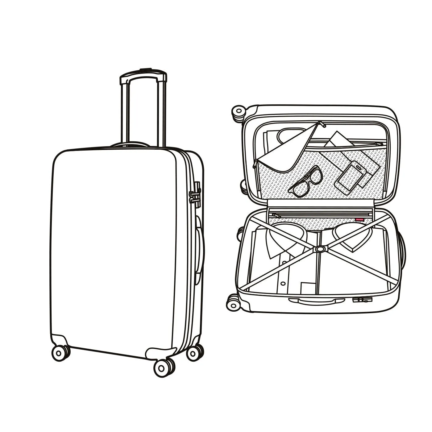 suitcase M, special edition Stamps