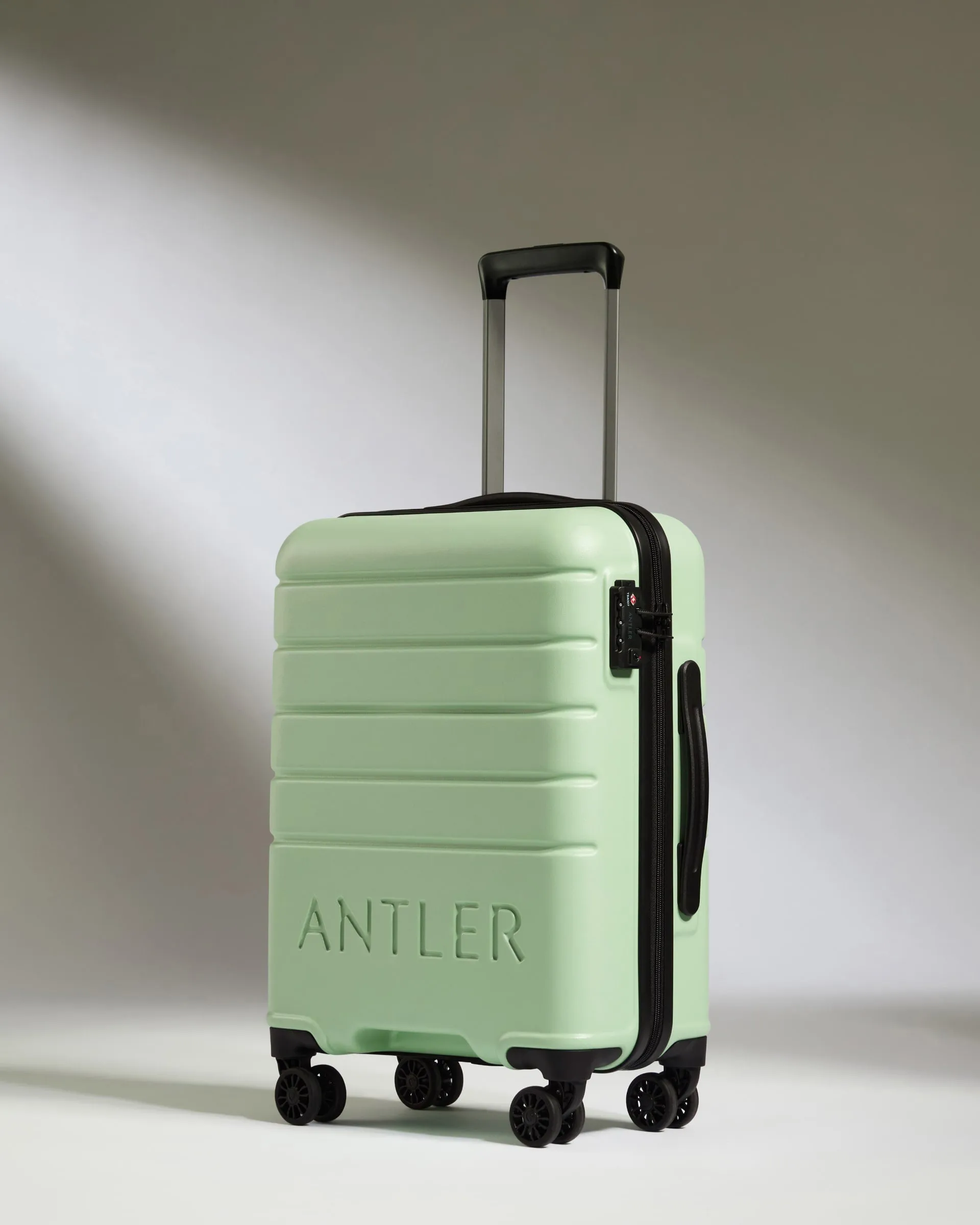 Suitcase Set in Aspen Green - Logo