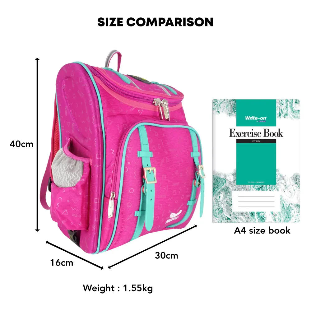 SWAN Techno-Lite Spinal Protection Back Support School Bag Beg Sekolah