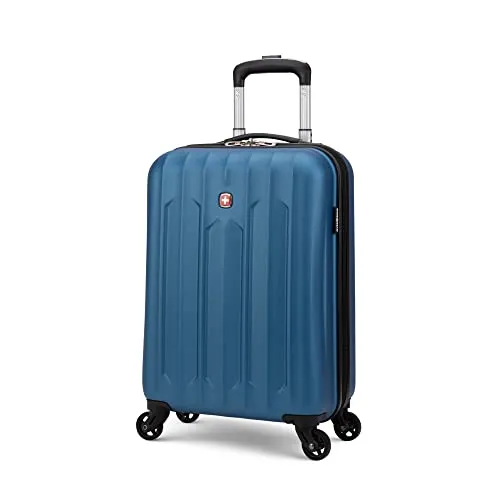 SWISSGEAR Chrome Hardside Spinner International Carry-On Luggage 20-Inch, Silver