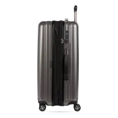 SWISSGEAR  Hardside Checked Suitcase - Gun Metal