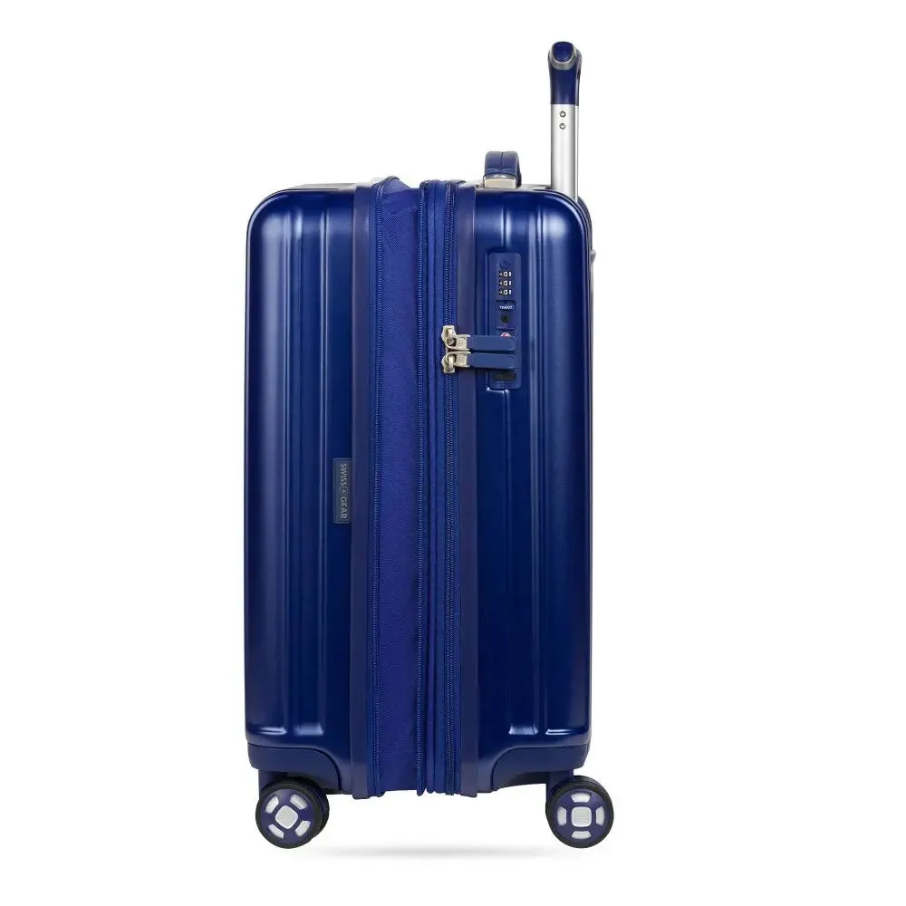 SWISSGEAR Ridge Hardside Carry On Suitcase Spinner Hardshell Luggage USB Port