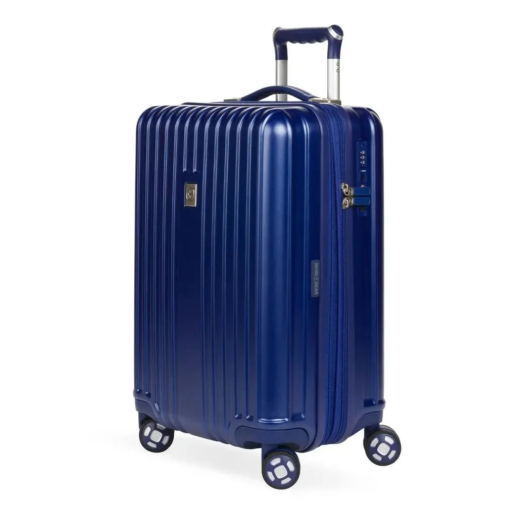 SWISSGEAR Ridge Hardside Carry On Suitcase Spinner Hardshell Luggage USB Port