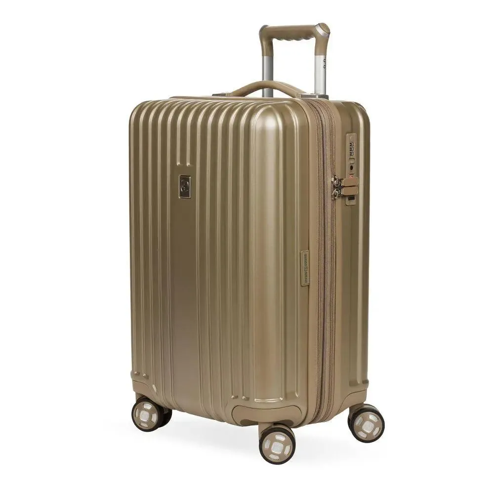 SWISSGEAR Ridge Hardside Carry On Suitcase Spinner Hardshell Luggage USB Port