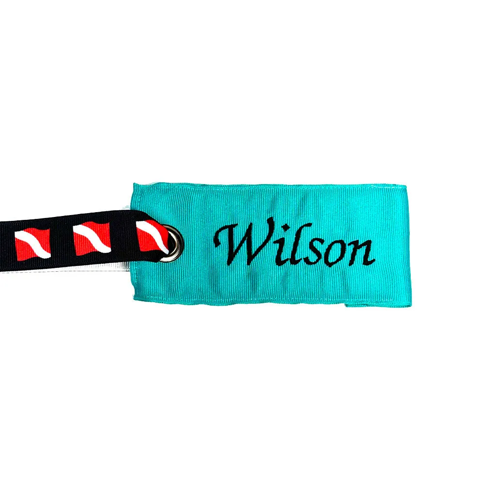 Teal Luggage Tag