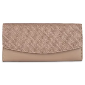 THE CLOWNFISH Remy Collection Womens Wallet Clutch Ladies Purse with Multiple Card Slots (Tortilla Brown)