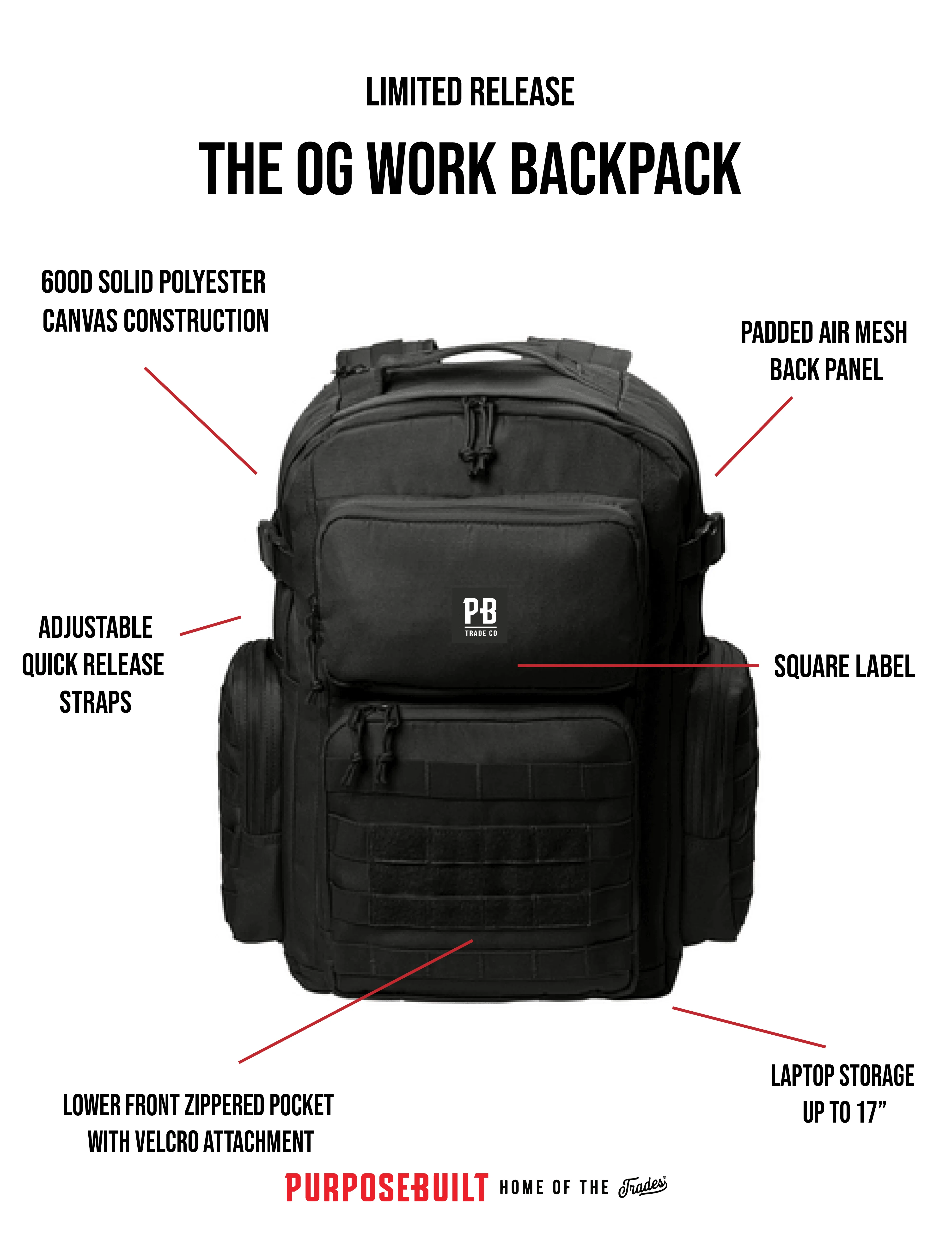 The O.G. Trade Backpack - Black