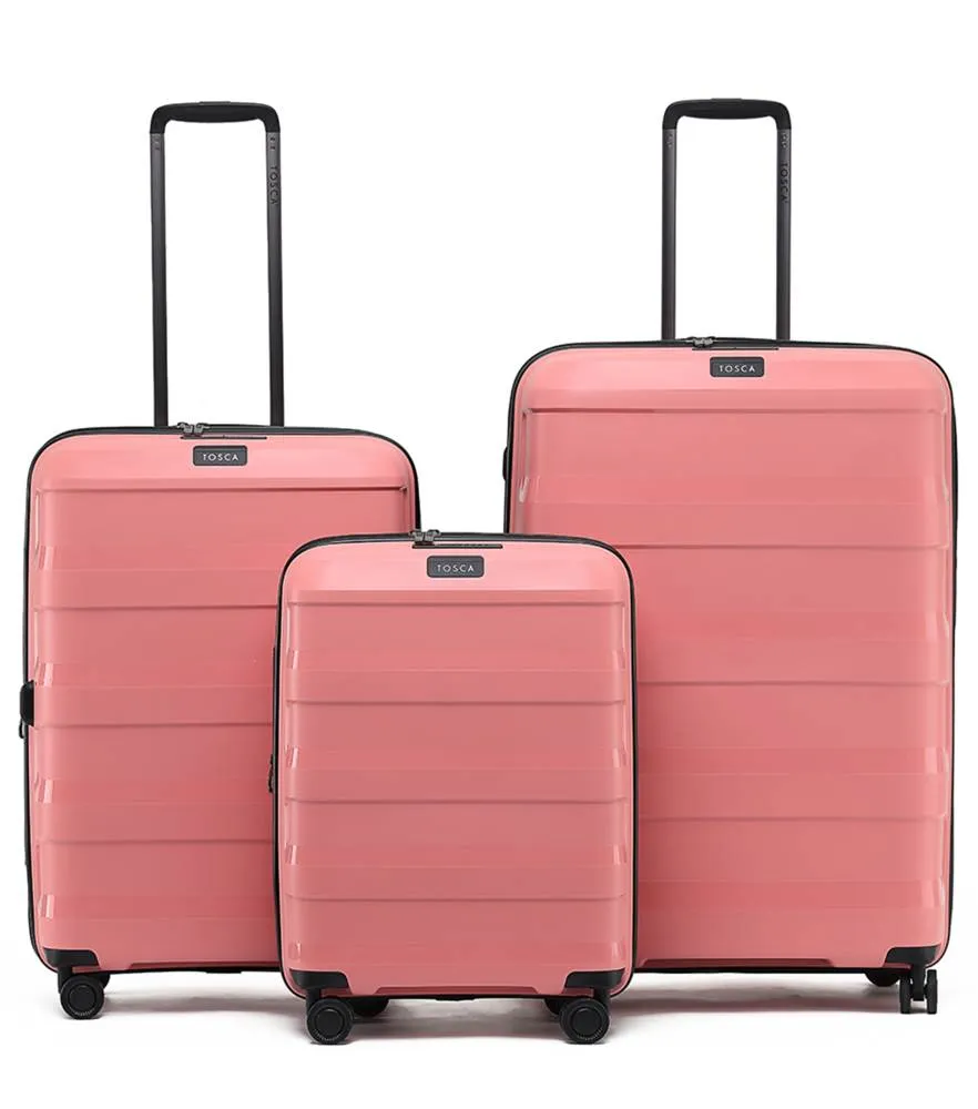 Tosca Comet 4-Wheel Expandable Luggage Set of 3 - Large, Medium and Small