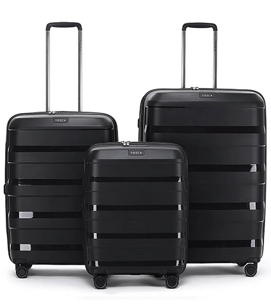 Tosca Comet 4-Wheel Expandable Luggage Set of 3 - Large, Medium and Small