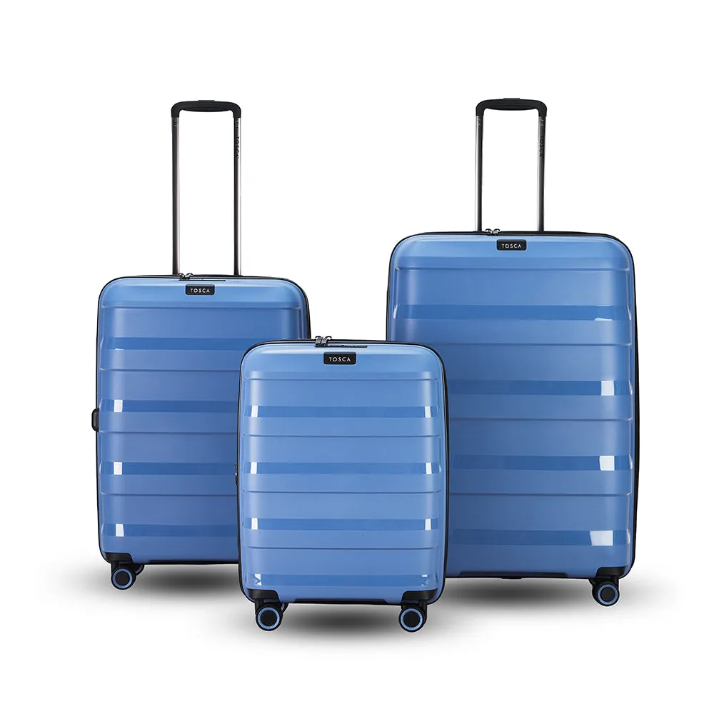 Tosca Comet 4-Wheel Expandable Luggage Set of 3 - Large, Medium and Small