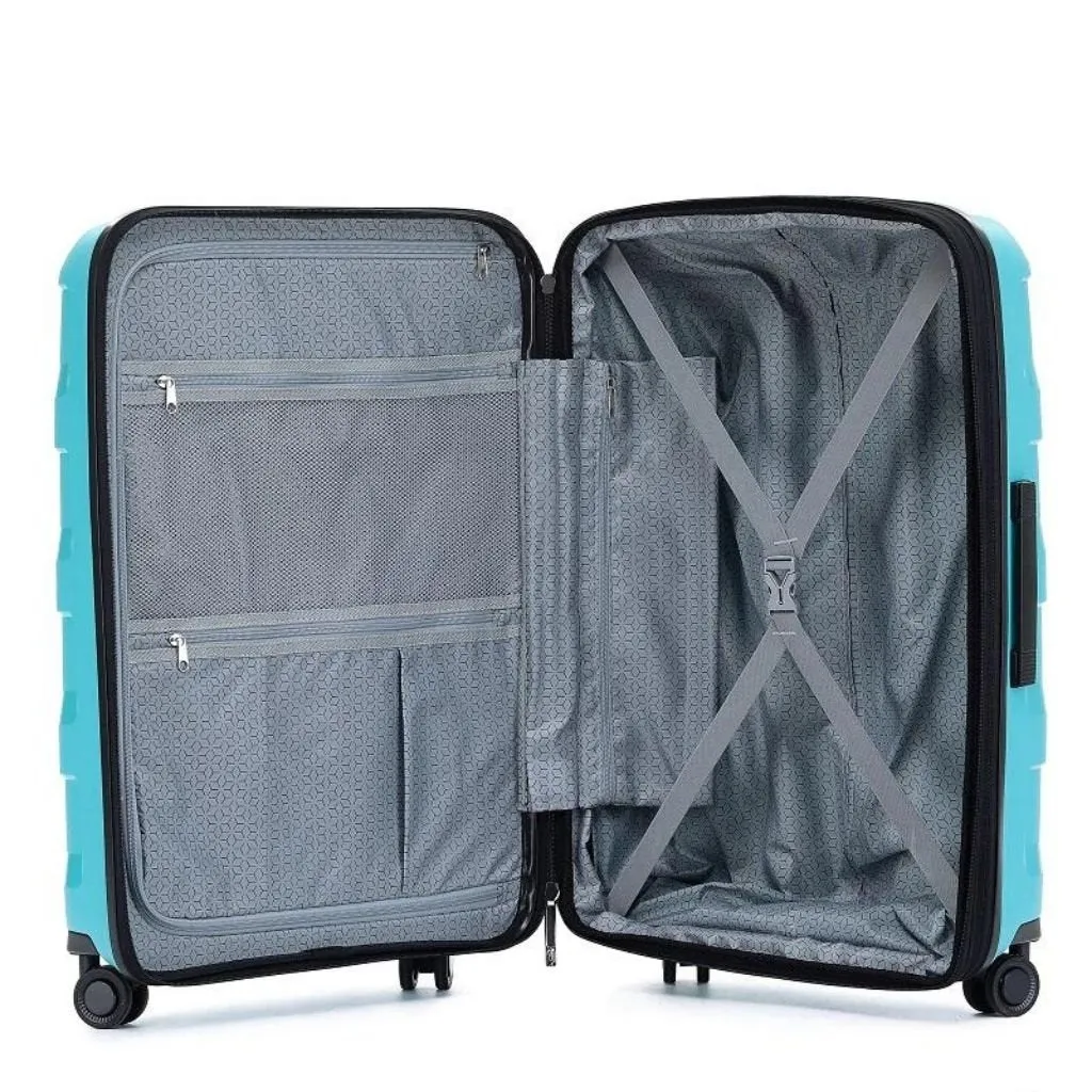 Tosca Comet Carry On 55cm Hardsided Suitcase - Teal