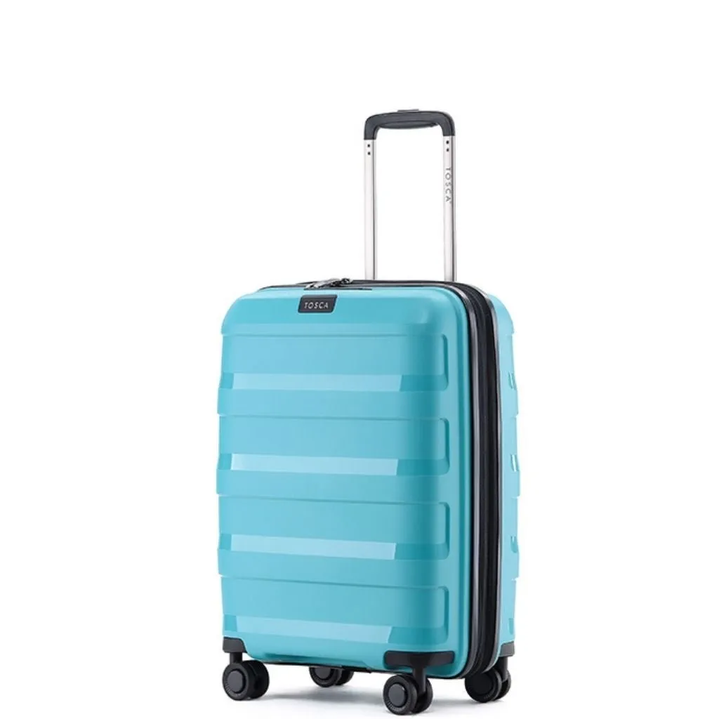 Tosca Comet Carry On 55cm Hardsided Suitcase - Teal