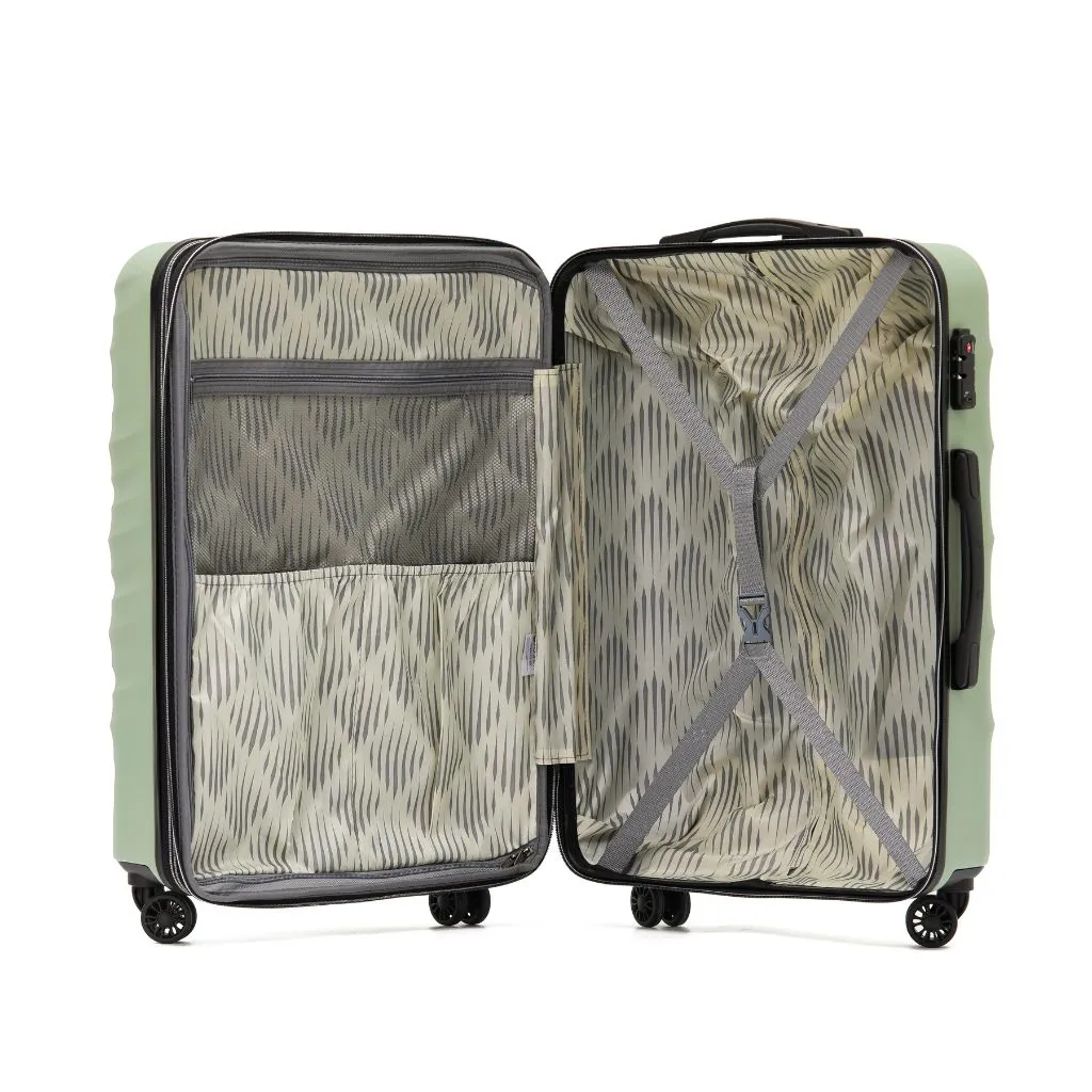 Tosca Interstellar Carry On 53cm Hardsided Suitcase - Green