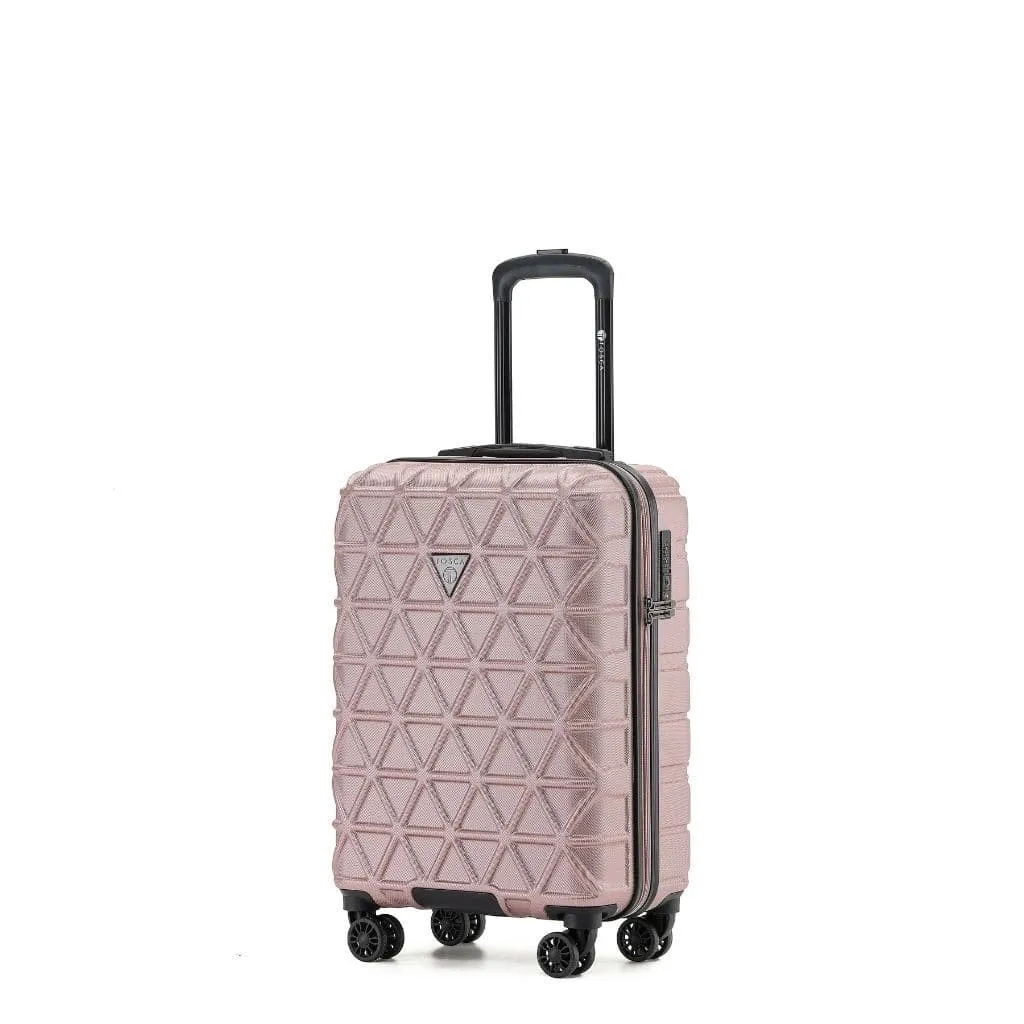 Tosca Triton Carry On 55cm Hardsided Spinner Luggage Charcoal