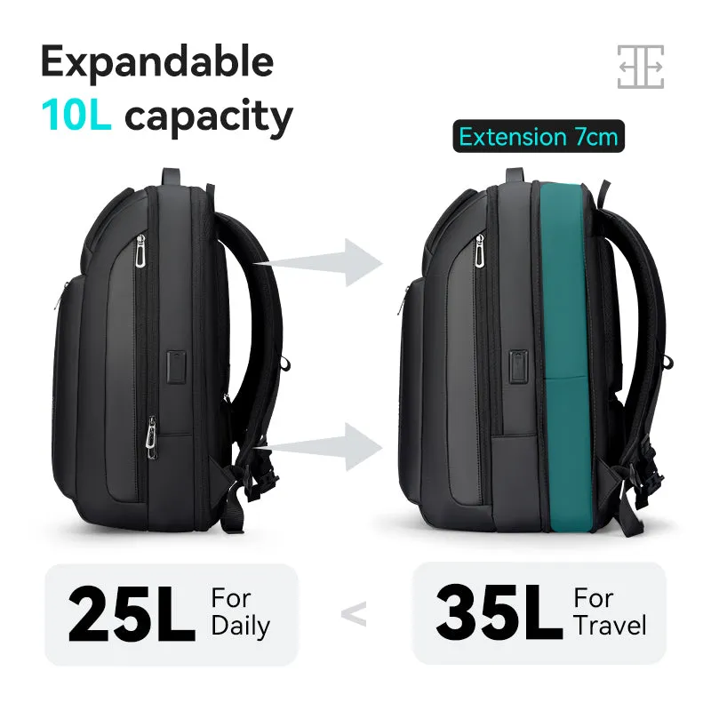 Transforma: Expandable Transformable High-Quality Oxford Waterproof Backpack with USB Charging Capability