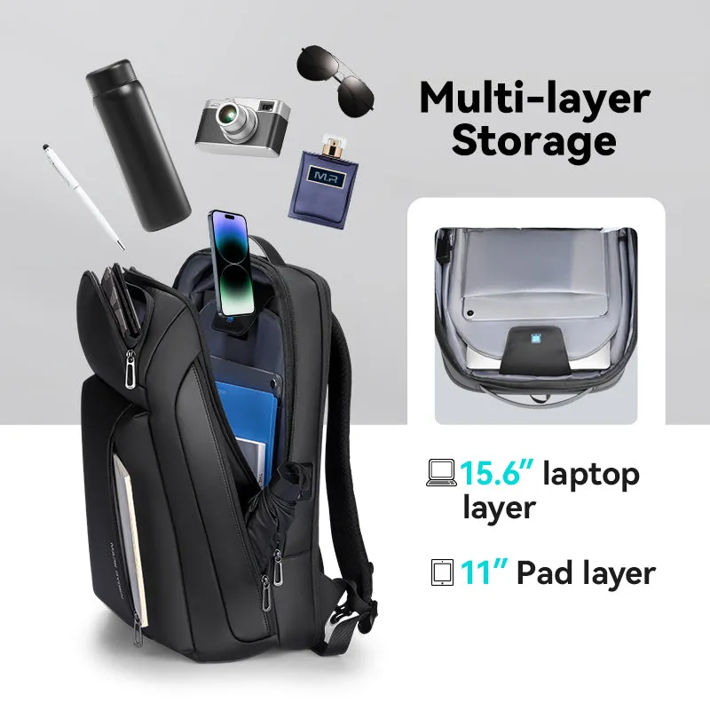 Transforma: Expandable Transformable High-Quality Oxford Waterproof Backpack with USB Charging Capability