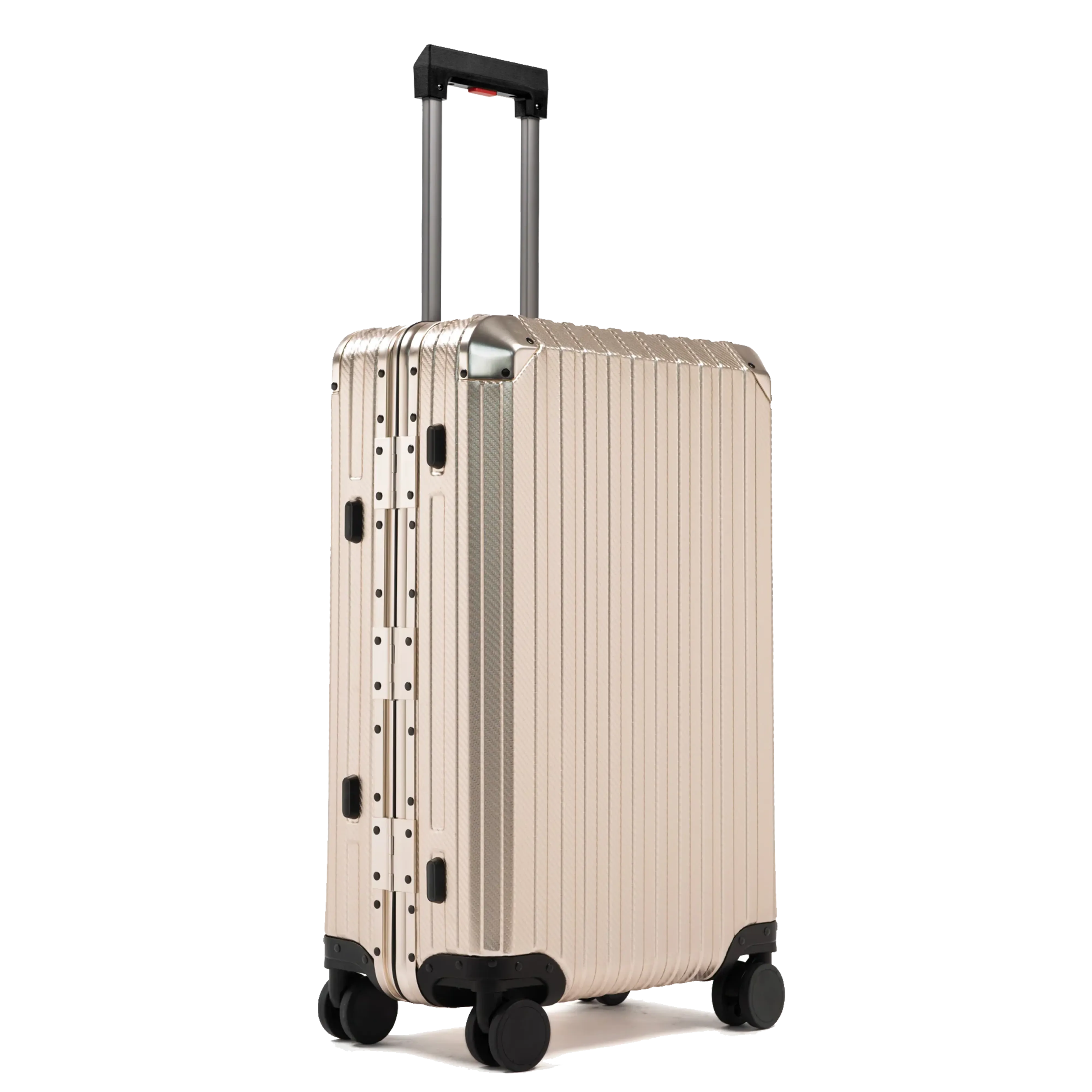 TREK Aluminum Suitcase Champagne