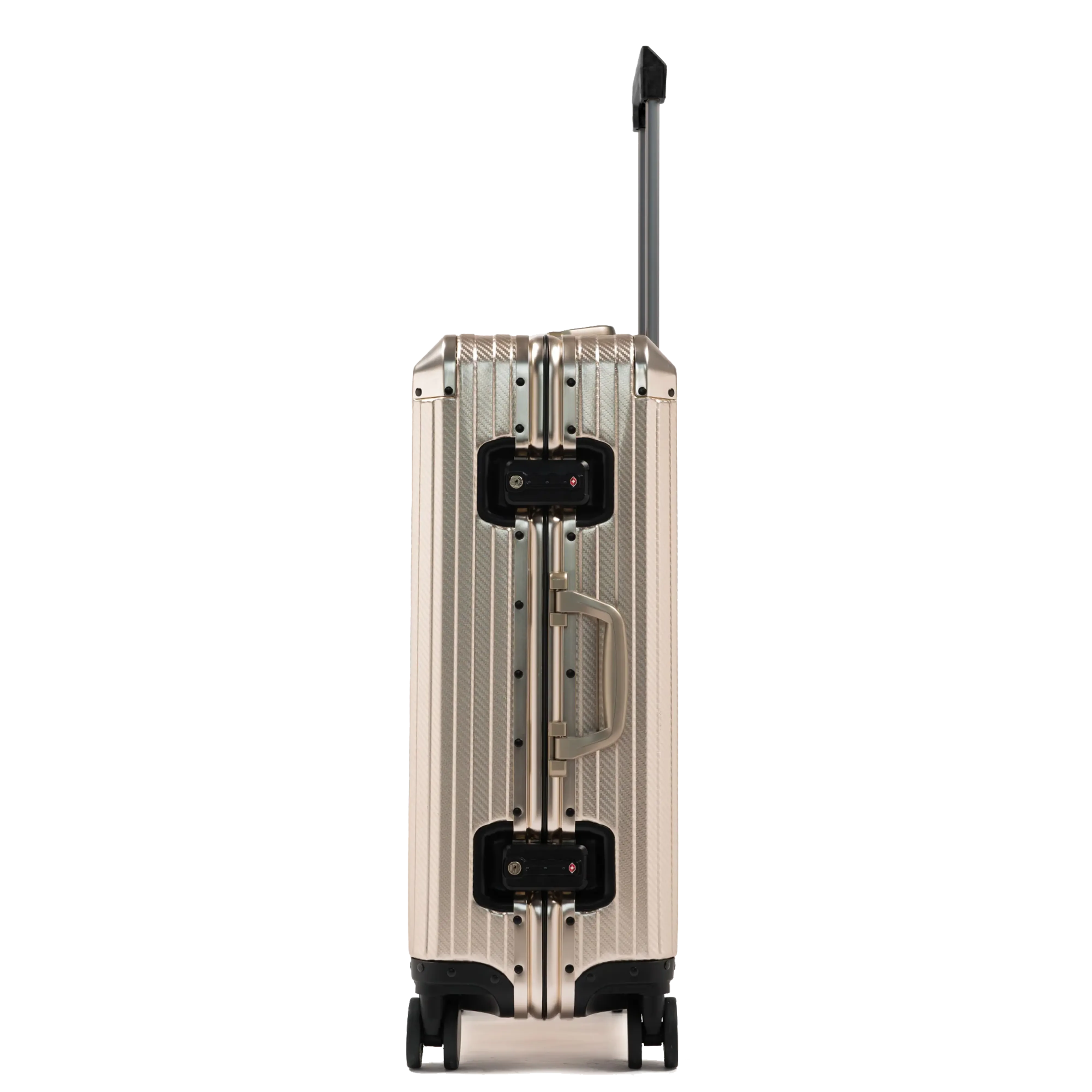 TREK Aluminum Suitcase Champagne