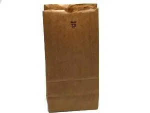 Twelve Pound Brown Paper Bags